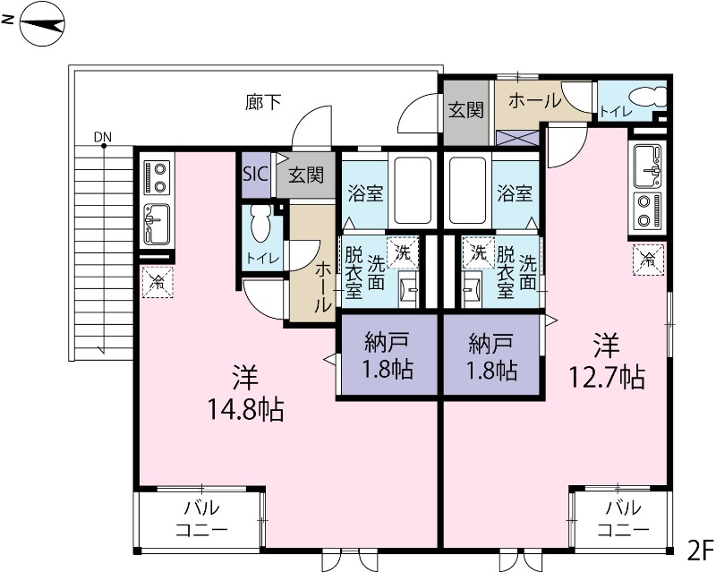 R the Cornerの間取り