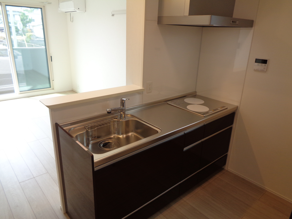 ルリアン縁のキッチン