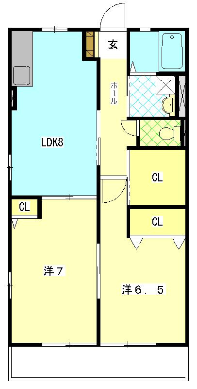 サンハイムの間取り