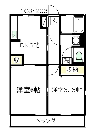 ピアチェーレの間取り