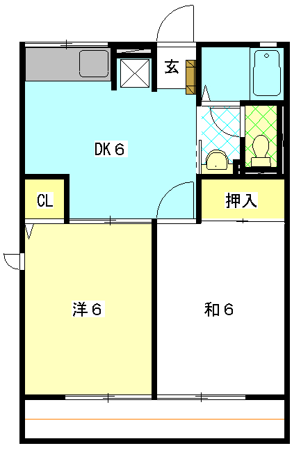 ハイツMレトアの間取り
