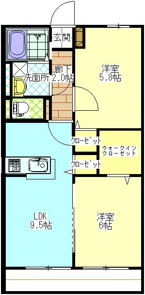 BELL ANNEXの間取り