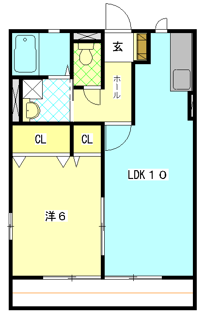 クレストBの間取り