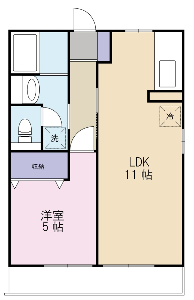 サンシャイン小泉の間取り