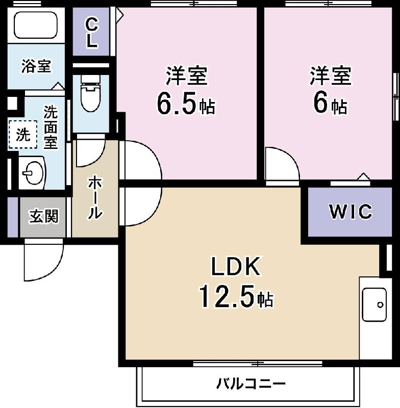 ノースフィールドIIの間取り