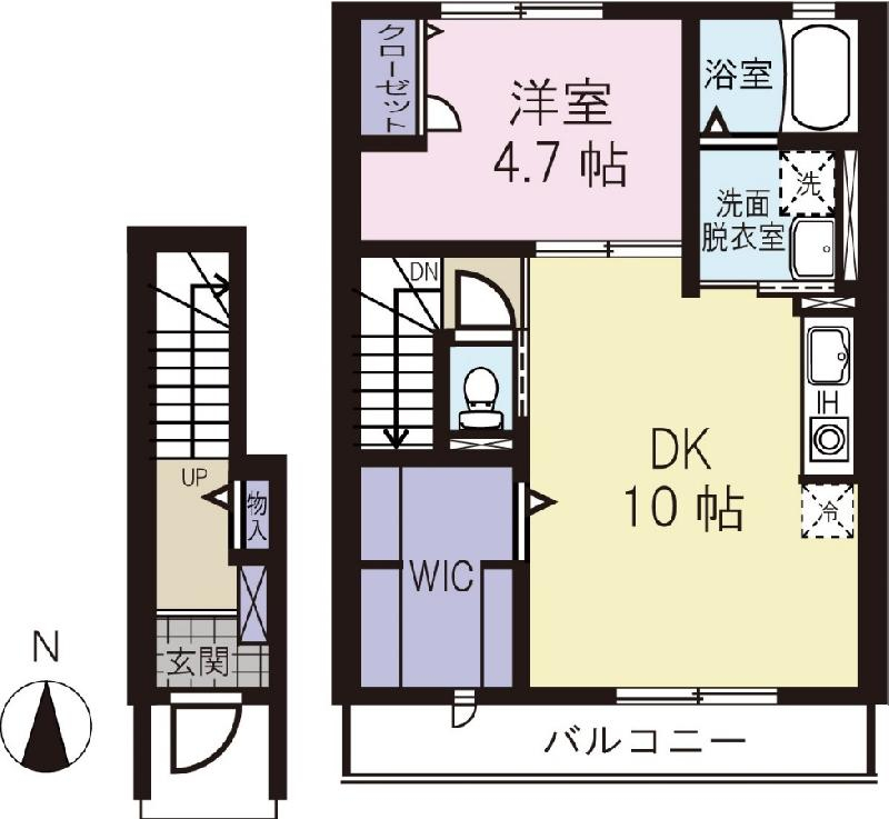 ソレイユの間取り