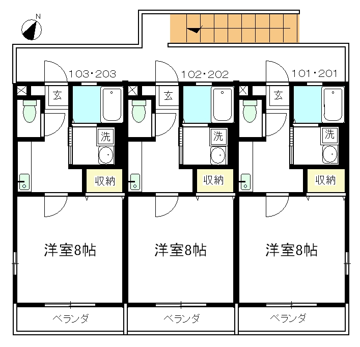 メゾン彩の間取り