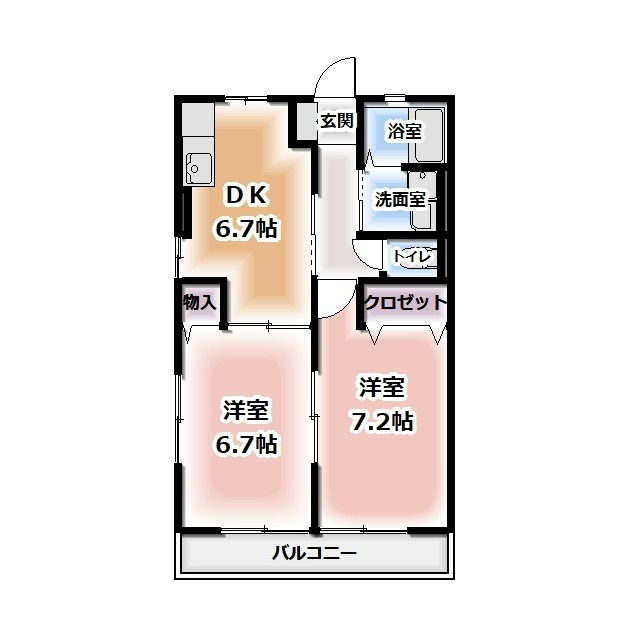 シュプールKの間取り
